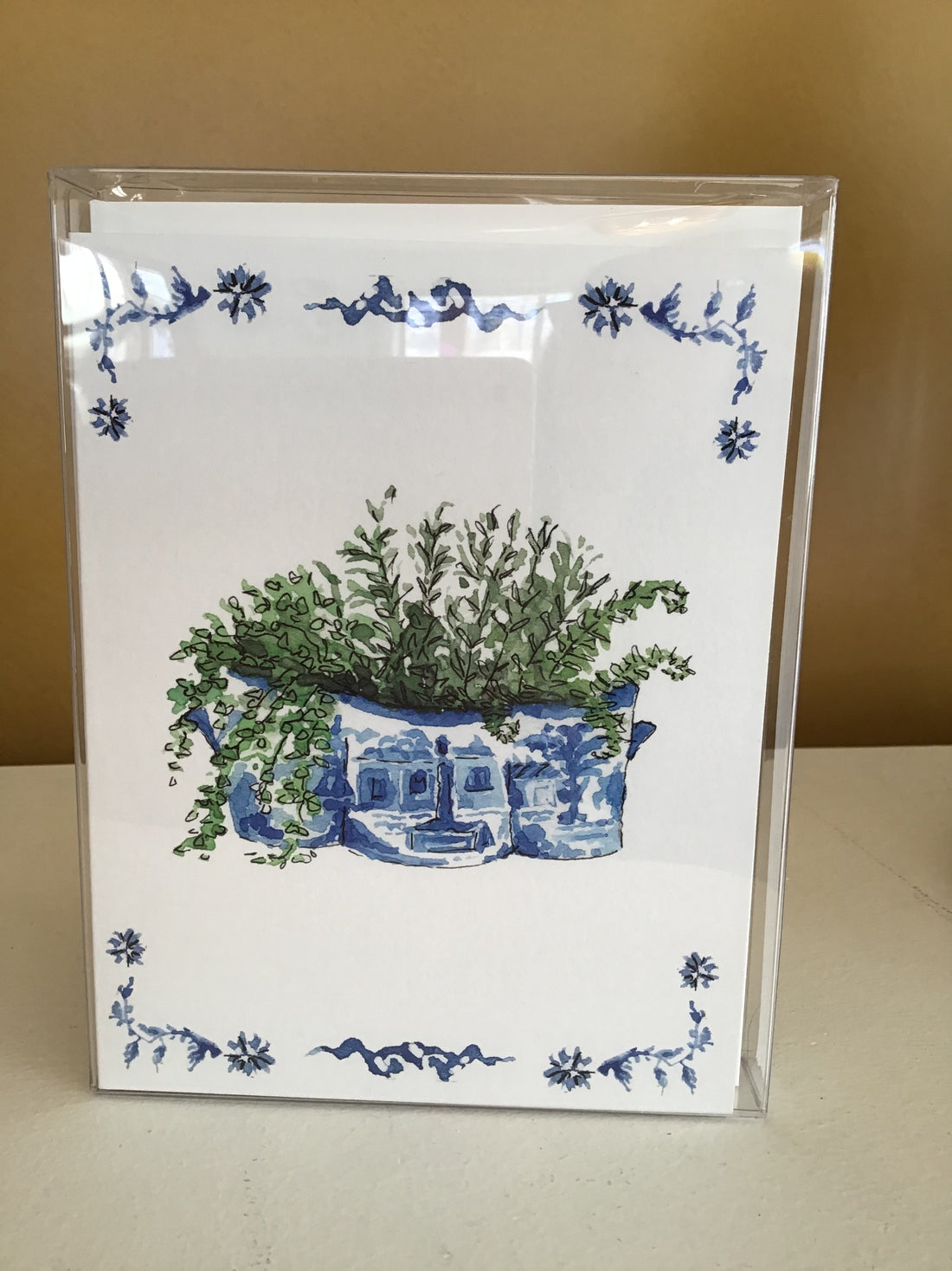Blue and White Pottery card set