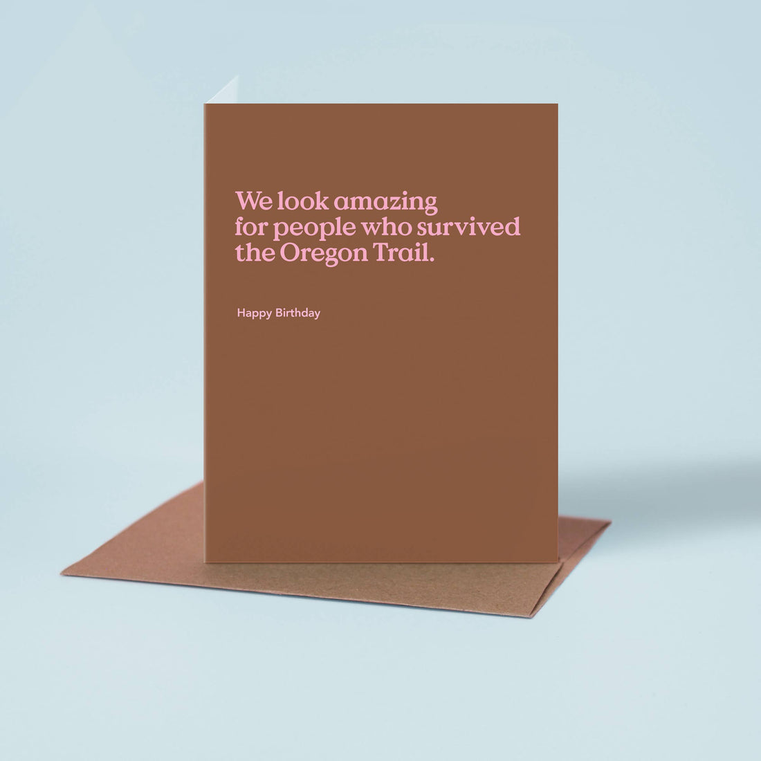 Oregon Trail Birthday Card