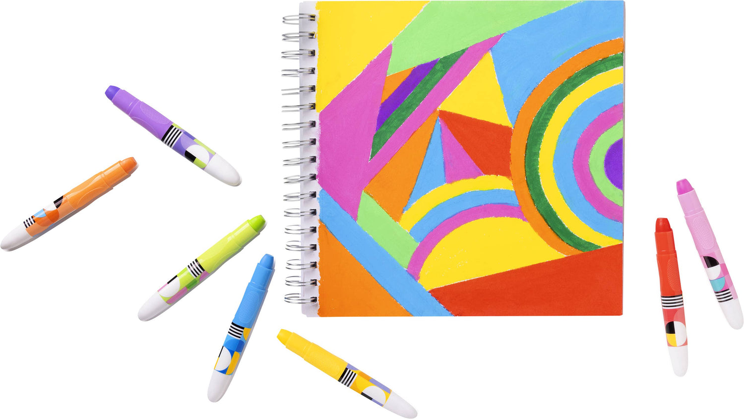 Geo Sticks Vibrant: Tempera Paint Sticks - Brights
