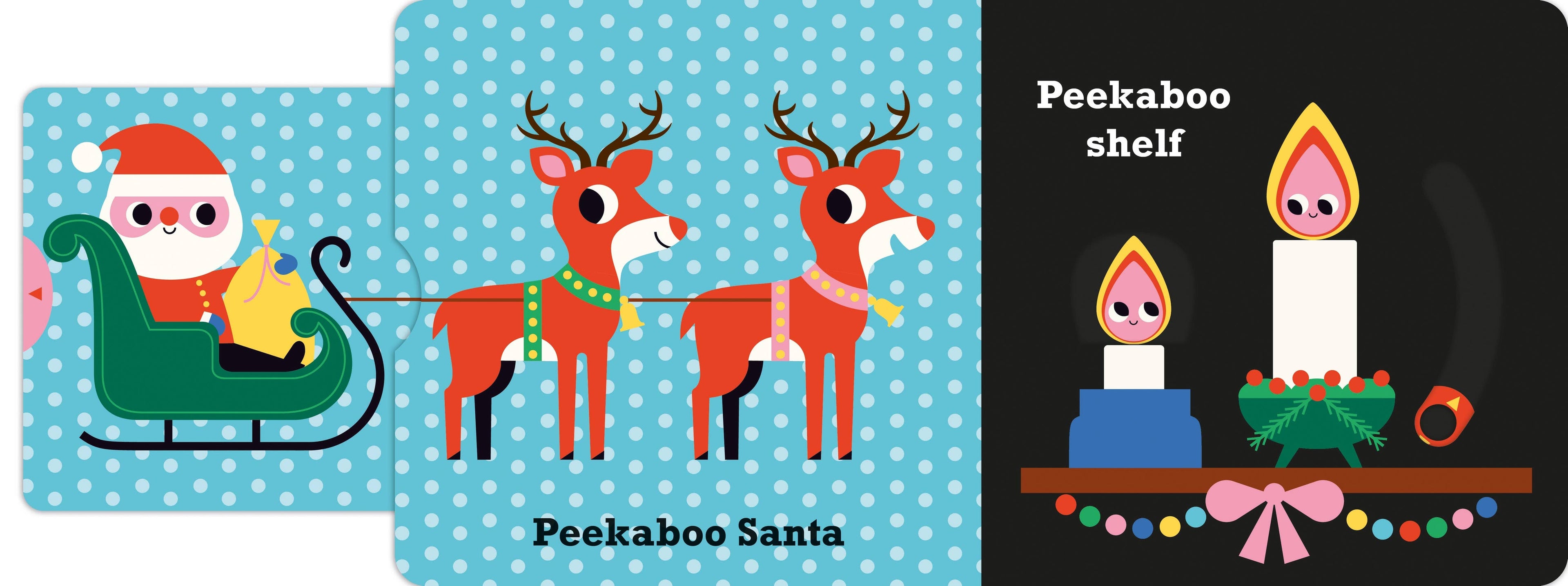 Peekaboo: Santa by Camilla Reid