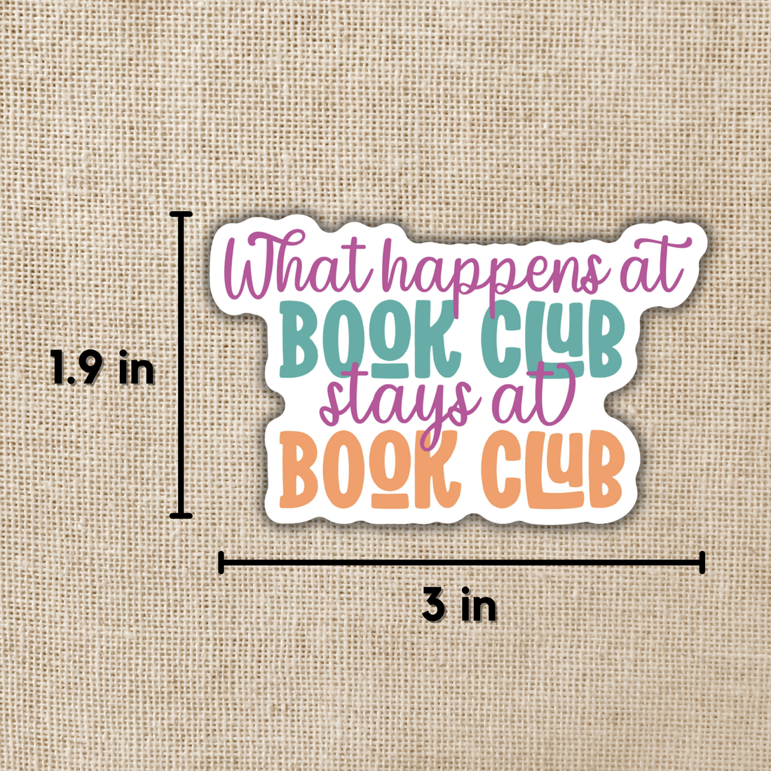 What Happens at Book Club Stays at Book Club