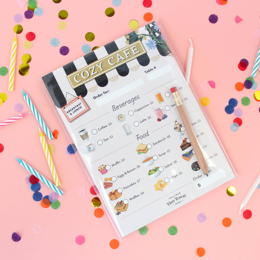 Tiny Town™ Play Notepad - Cozy Cafe