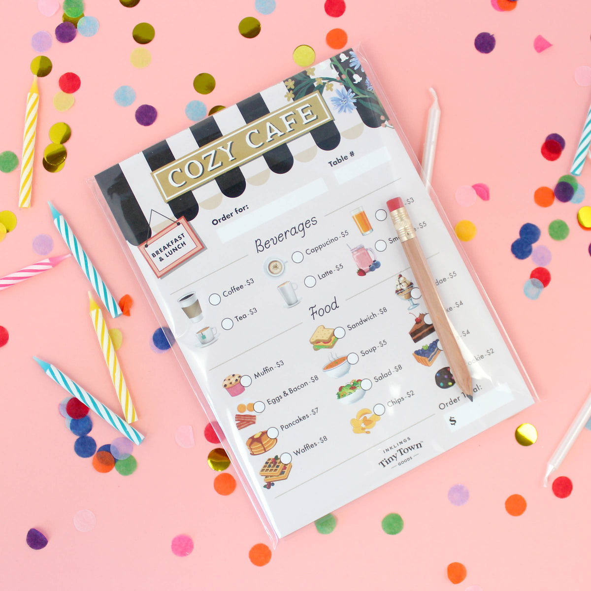 Tiny Town™ Play Notepad - Cozy Cafe