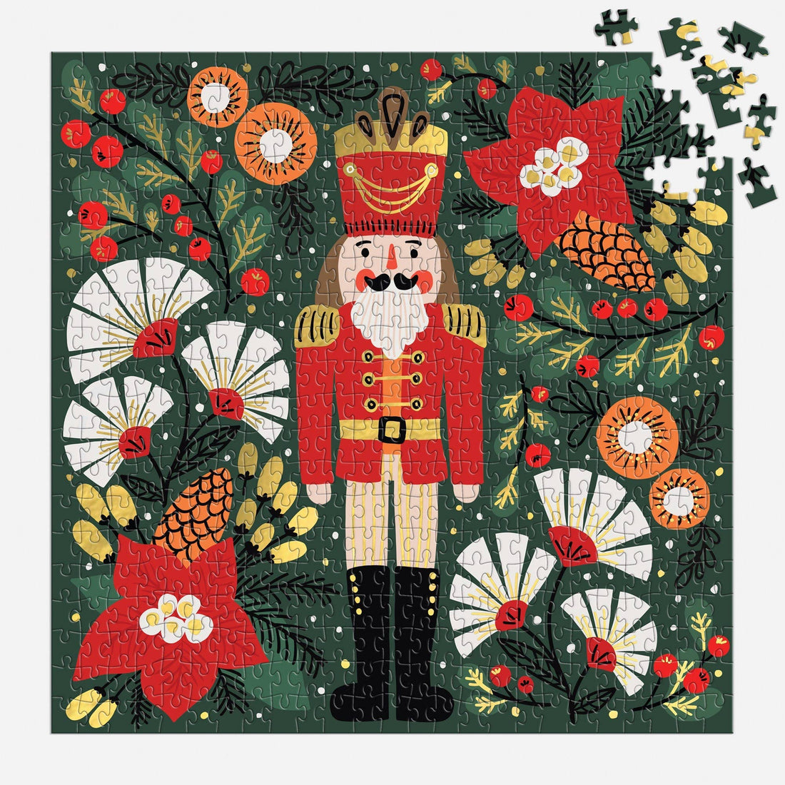 Galison: Merry Nutcracker 500 Piece Foil Puzzle