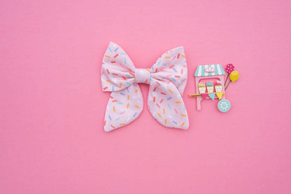 Pink Sprinkle Birthday Bows