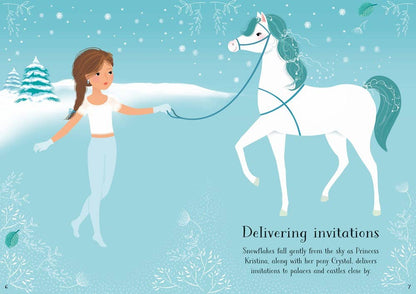 Usborne: Little Sticker Dolly Dressing Snow Princess