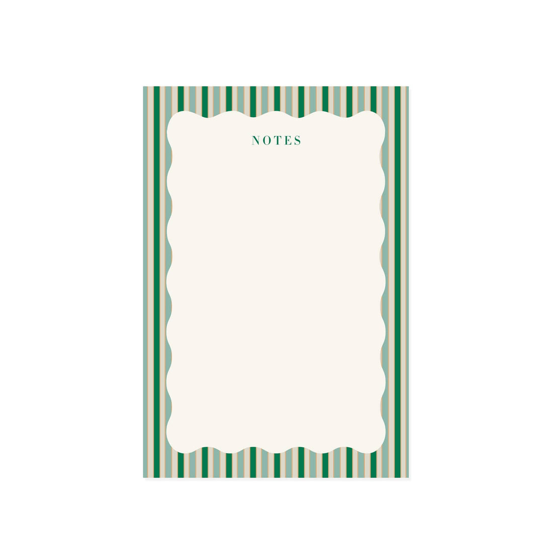 Amy Heitman: Stripes and Scallops Note Pad