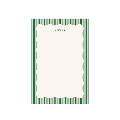 Amy Heitman: Stripes and Scallops Note Pad