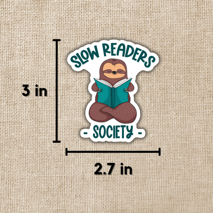 Slow Readers Society Sticker