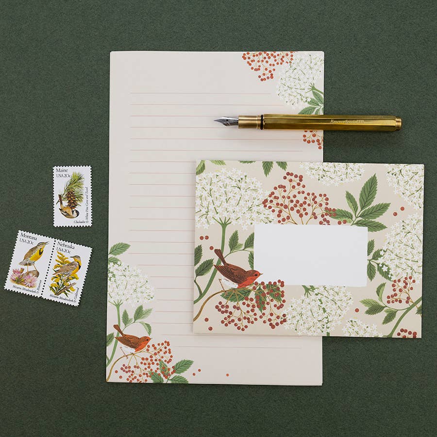Elderberrry Letter Writing Set
