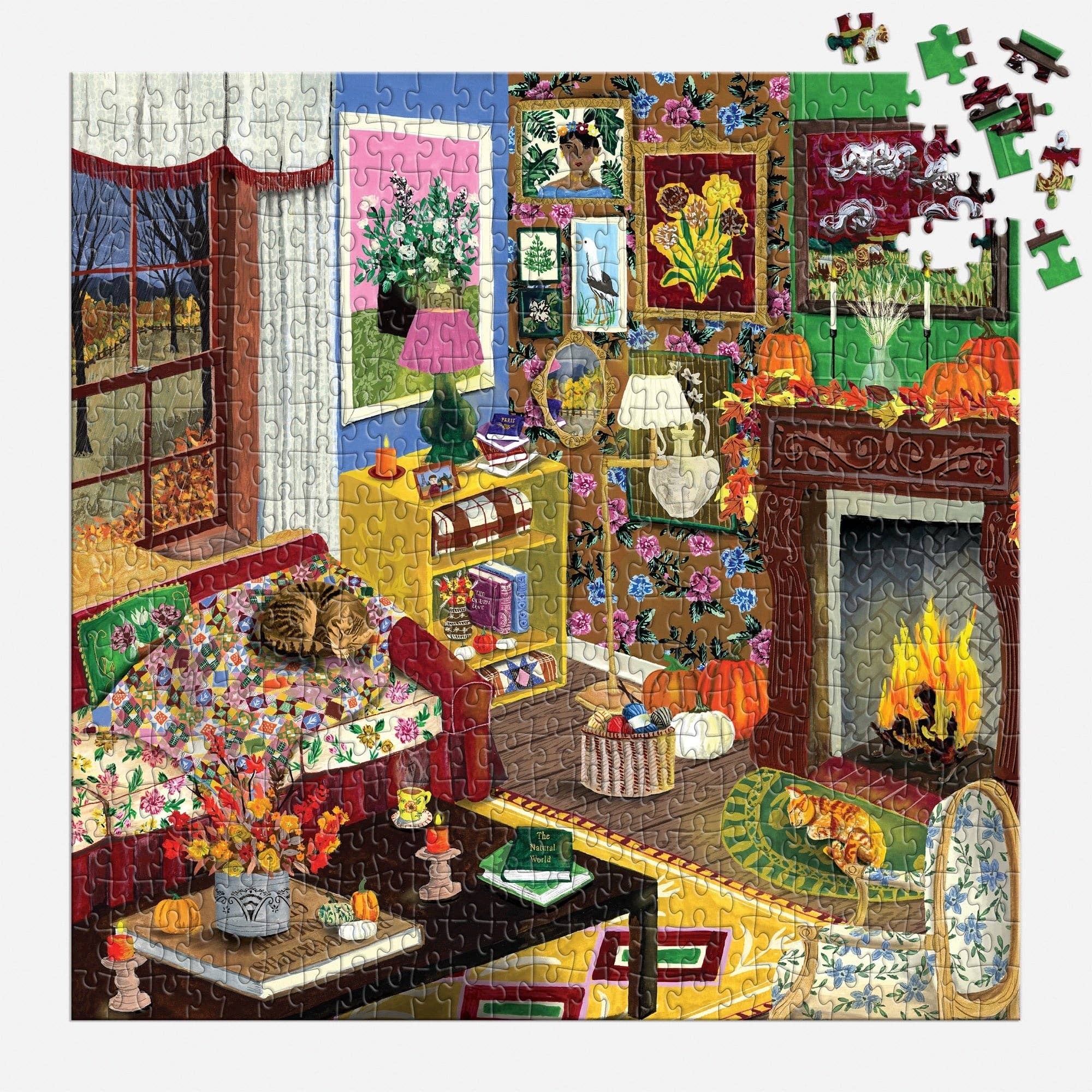 Galison: Fall is in the Air 500 Piece Puzzle