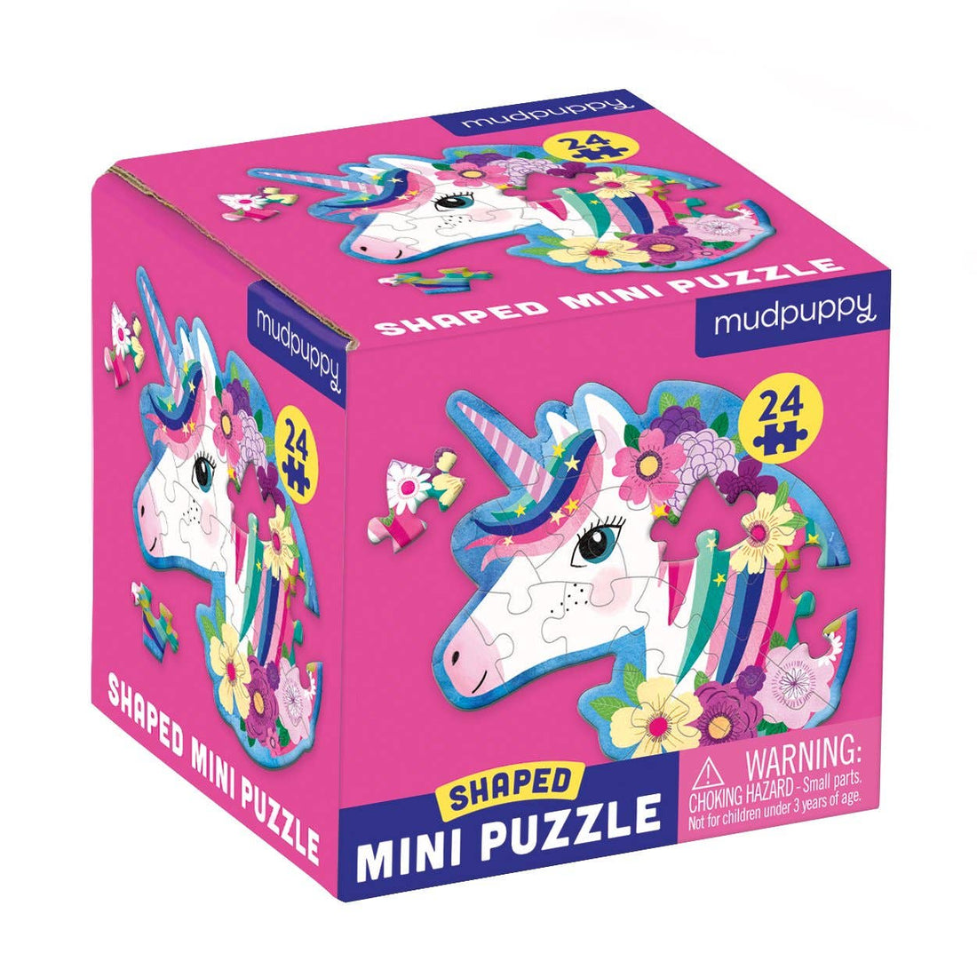 Mud Puppy: Unicorn 24 Piece Shaped Mini Puzzle