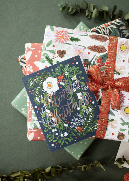 Christmas Wreath Holiday Card