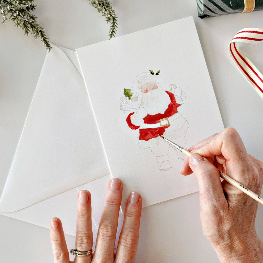 Christmas Paintable Notecard