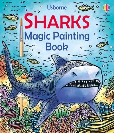 Usborne: Sharks Magic Painting Book