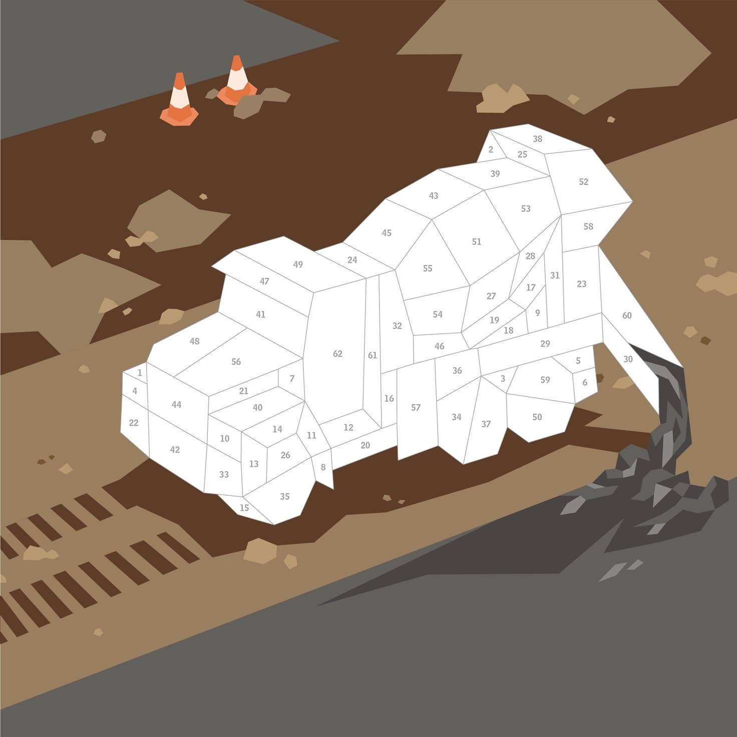 Paint by Sticker Kids: Trucks, Trains &amp; More