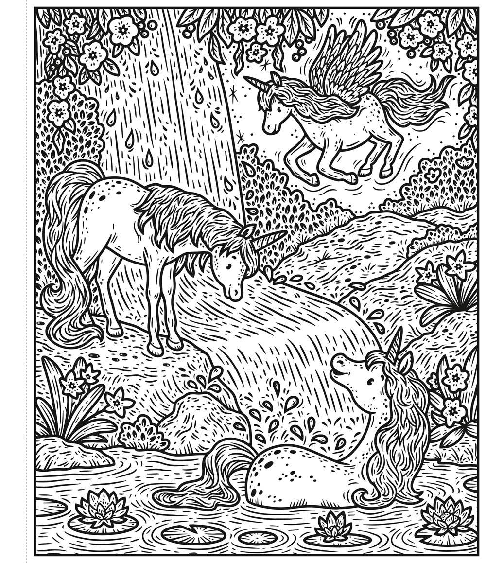 Usborne: Unicorn World Magic Painting Book