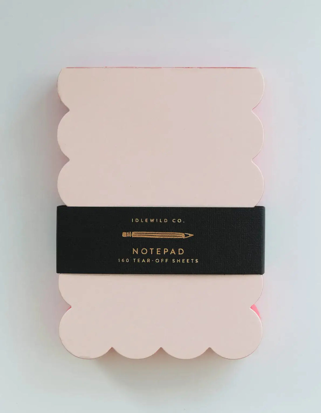 Scalloped Shaped Notepad | Peach + Persimmon