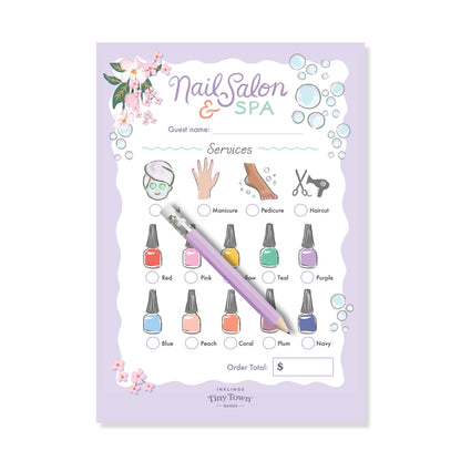 Inklings Tiny Town™ Play Notepad - Nail Salon &amp; Spa