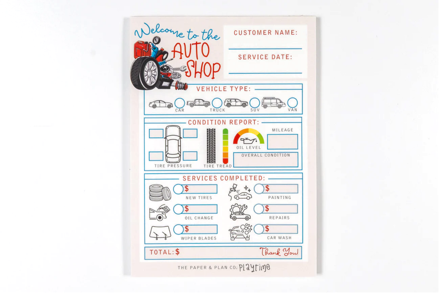 Kids Playtime Pad™ Auto Shop