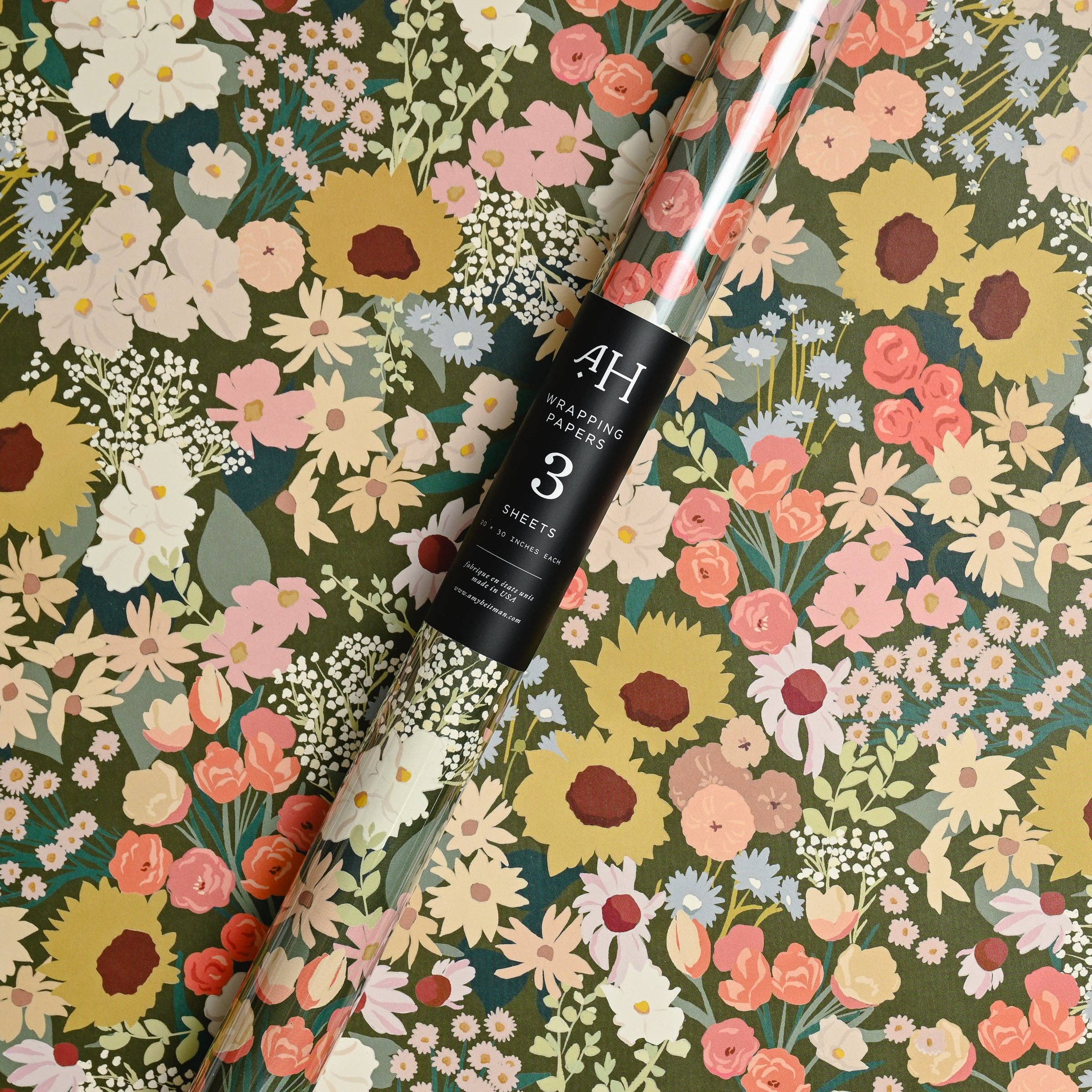 Flower Market Gift Wrap