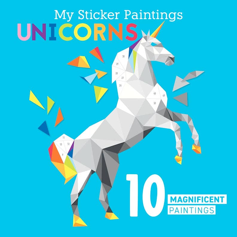 My Sticker Paintings: Unicorns - Children&