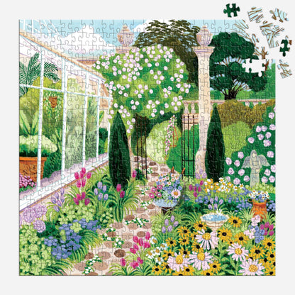 Galison: Evergreen Gardens 500 Piece Puzzle
