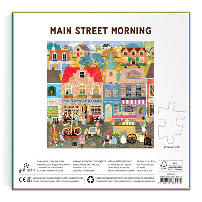 Galison: Main Street Morning 300 Piece Puzzle