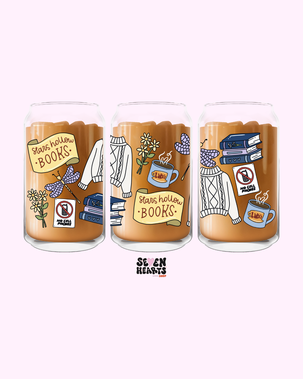 Stars Hollow Gilmore Girl Glass    
