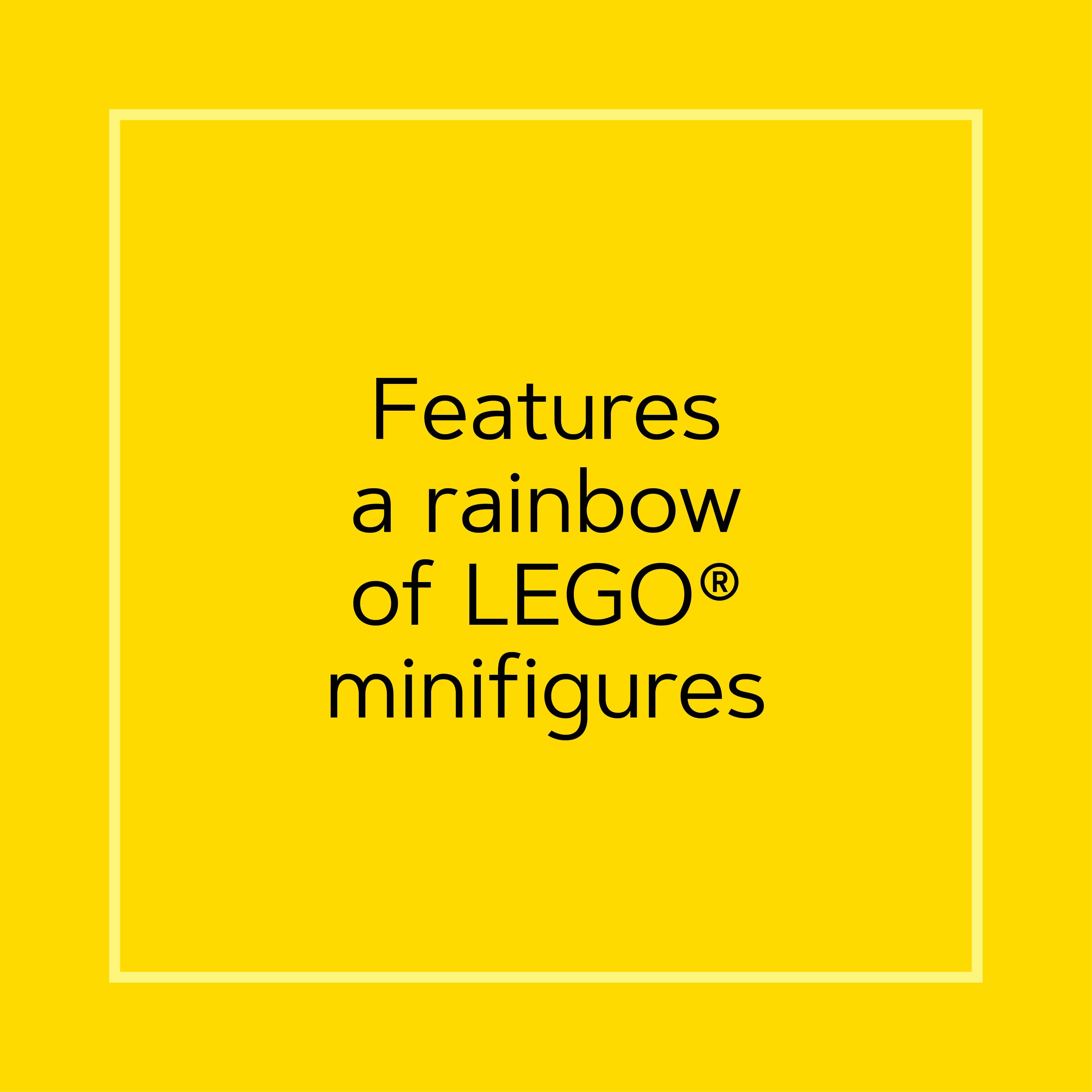 LEGO: Minifigure Rainbow 1000 Piece Puzzle
