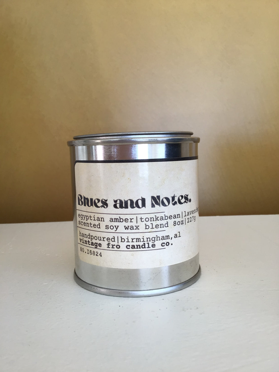 Vintage Fro: Blues &amp; Notes 8oz Candle