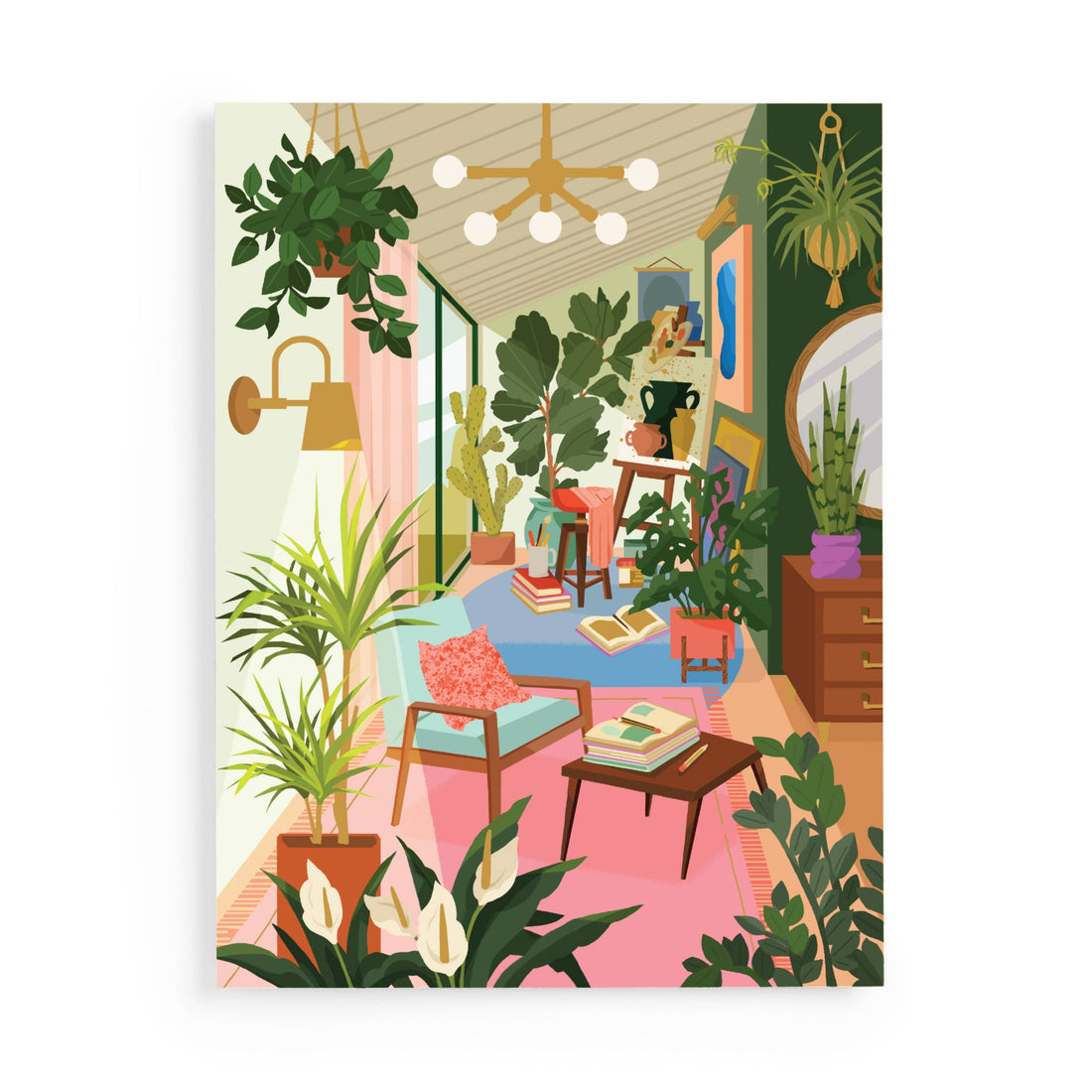 Galison: Lighting 101: Houseplants 500 Piece Book Puzzle