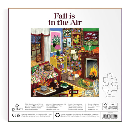 Galison: Fall is in the Air 500 Piece Puzzle