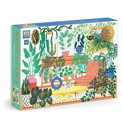 Galison: Houseplant Haven 1000 Piece Foil Puzzle