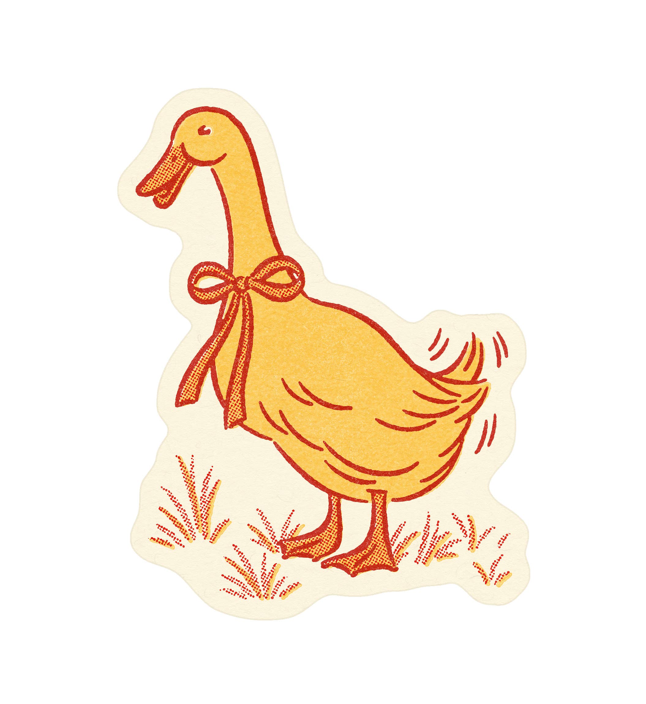 Quacky the Duck Sticker
