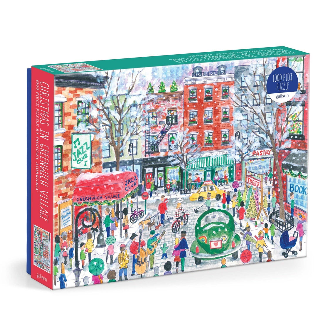 Galison: Michael Storrings Christmas in Greenwich Village 1000 Piece Puzzle