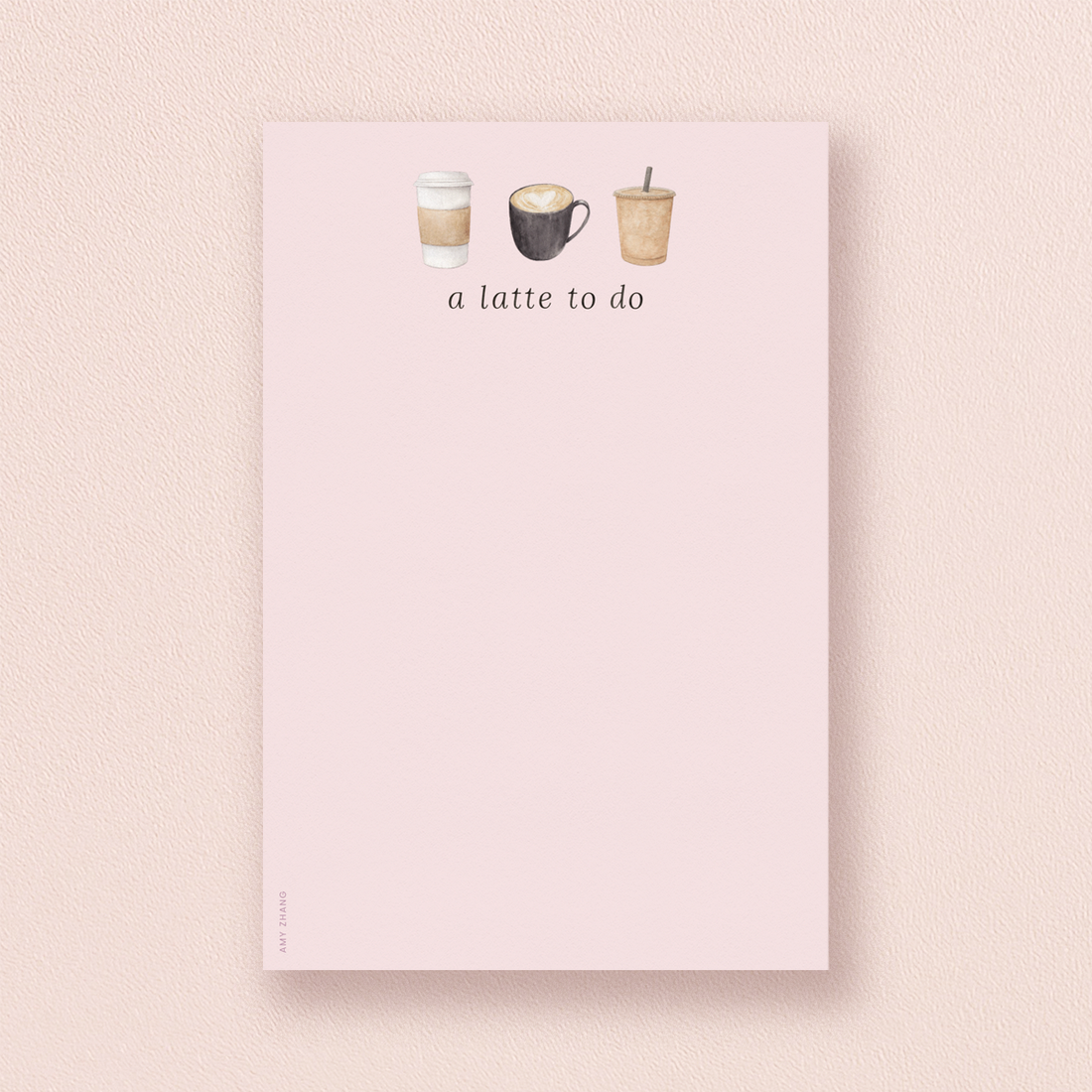 A Latte To Do Coffee Lovers Notepad