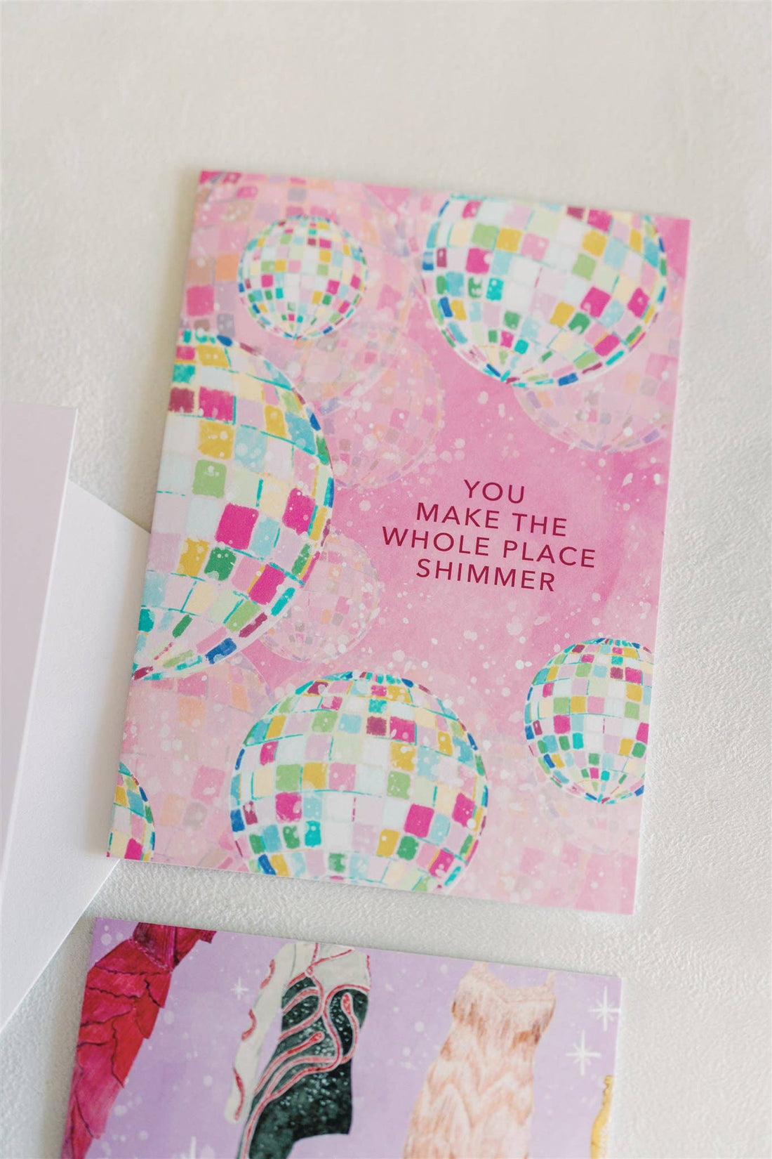 &quot;The Whole Place Shimmer&quot; Greeting Card / Taylor Swift
