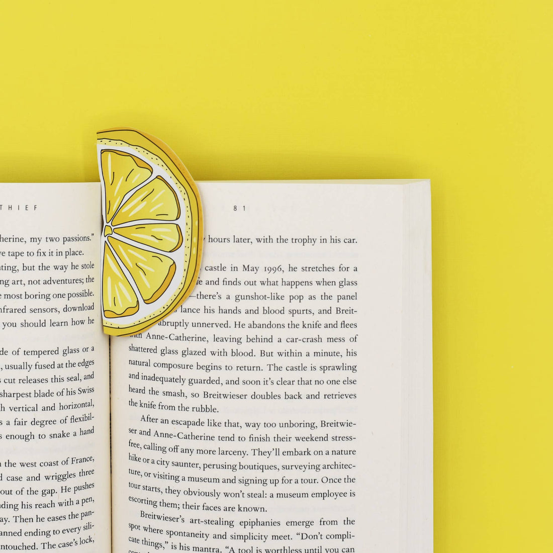 Humdrum: Lemon Slice Bookmark