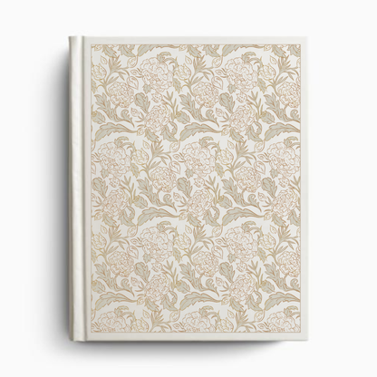 Journaling Bible®, Floral Hardcover - ESV Custom Single Column