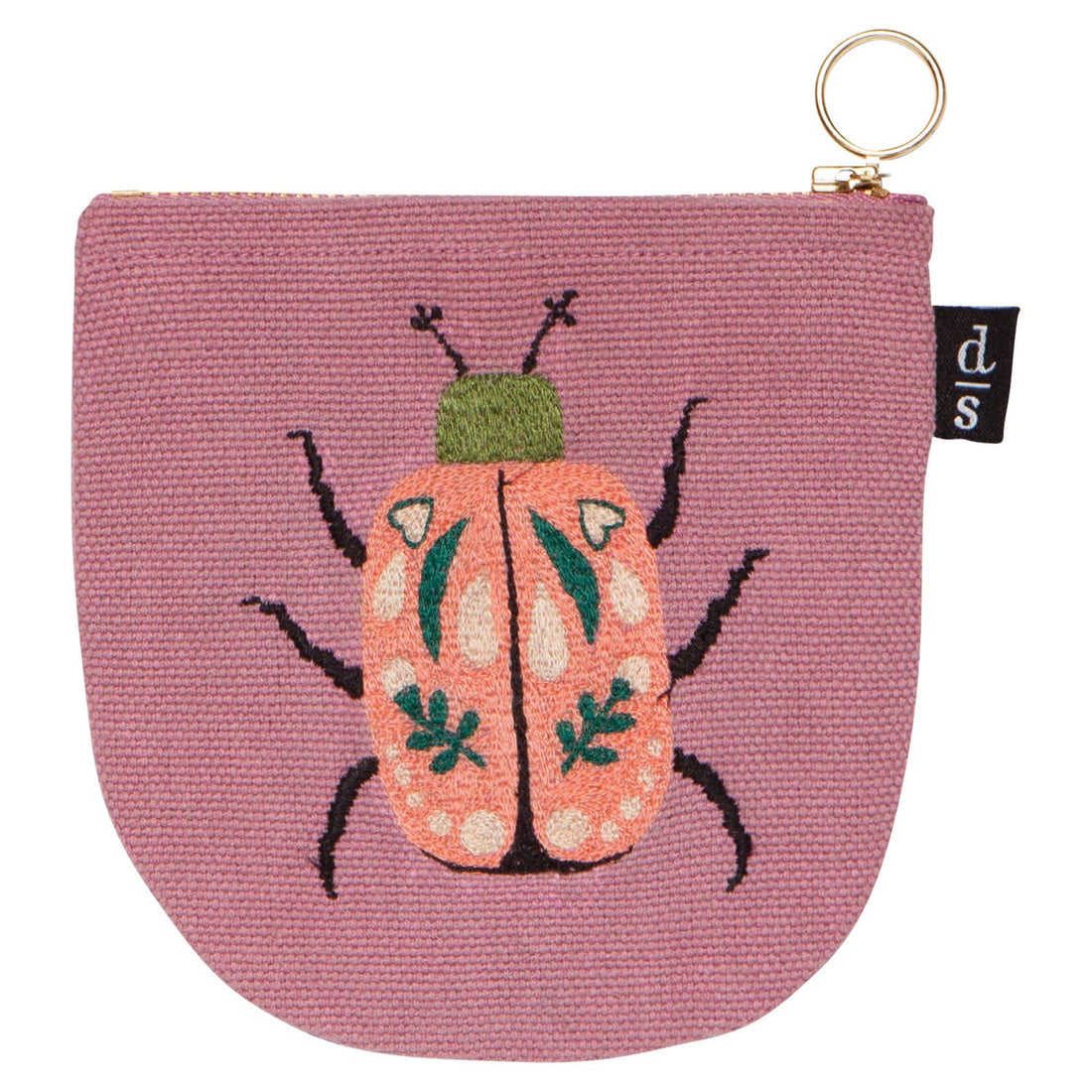 Gardenland Halfmoon Amulet Zipper Pouch