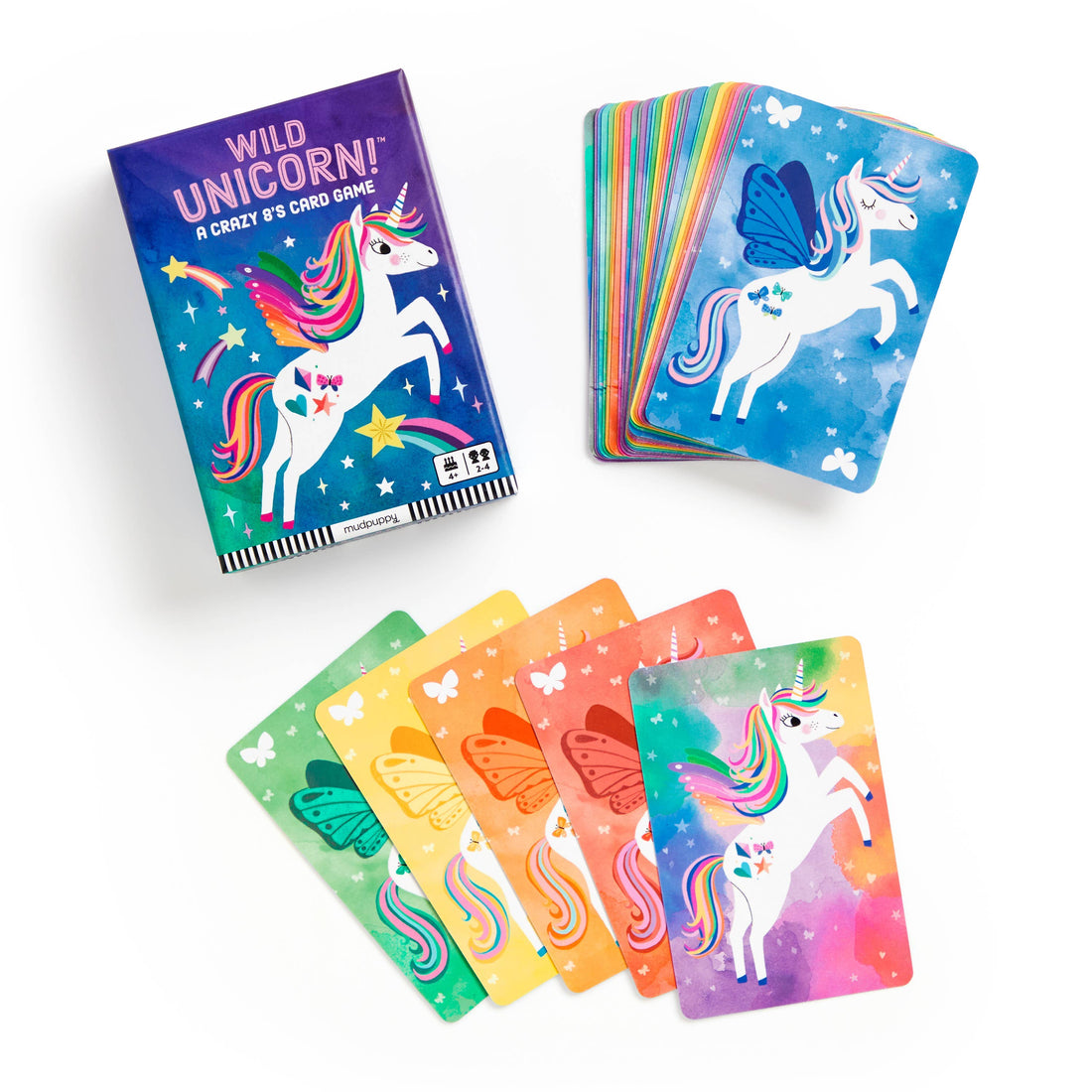 Mudpuppy: Wild Unicorn! Crazy 8&
