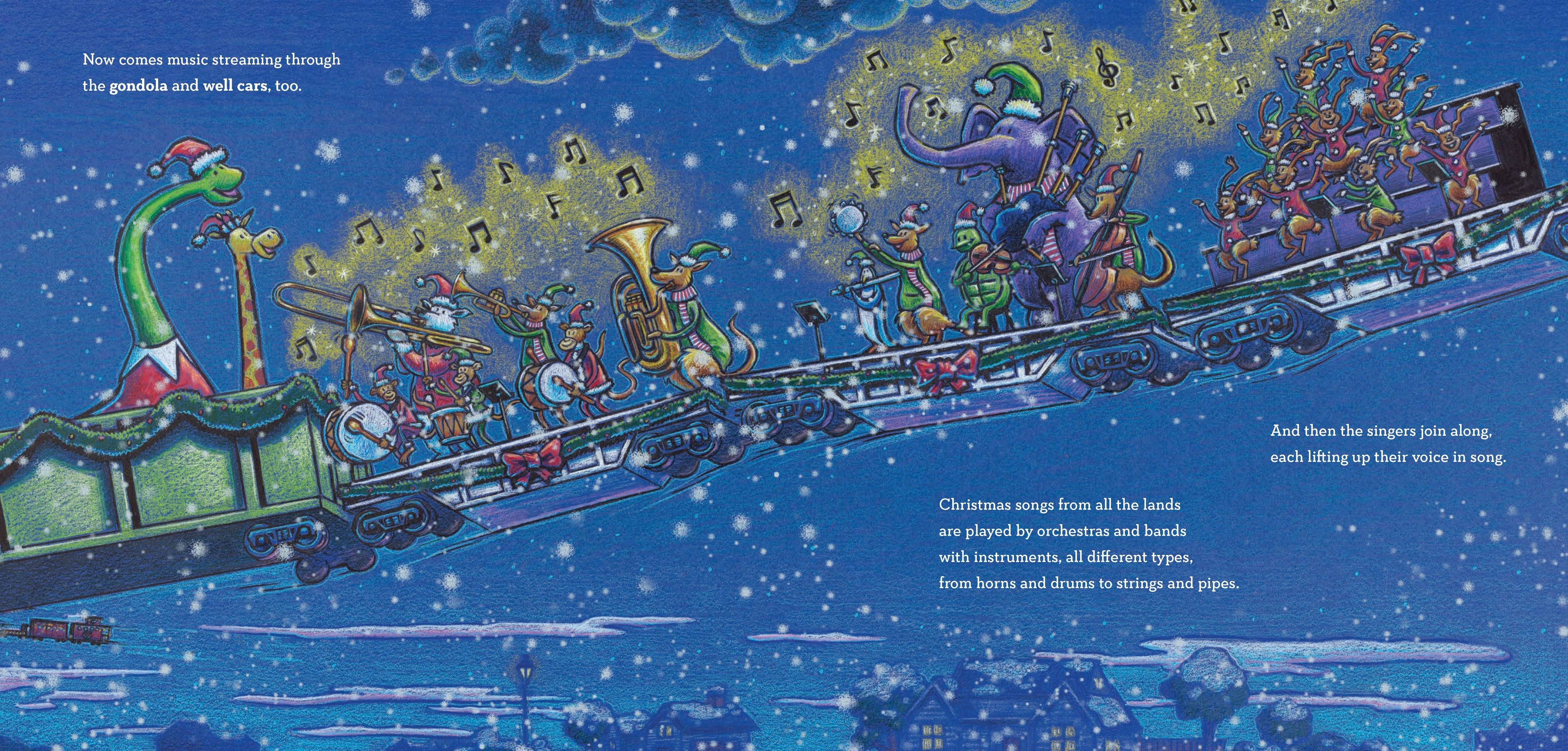 Steam Train, Dream Train: Next Stop, Christmas! by Sherri Dusky Rinker and AG Ford