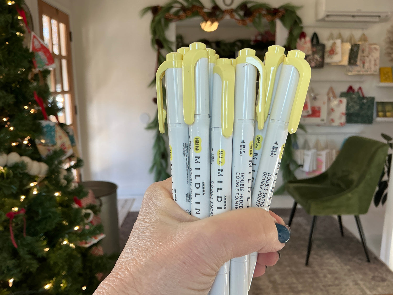 Zebra Mildliner Double-Ended Highlighter: Sherbert Yellow