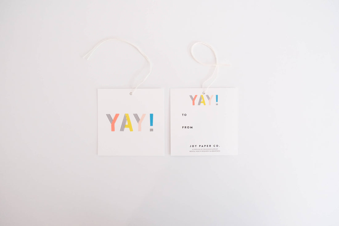 YAY Gift Tags (Set of 8)