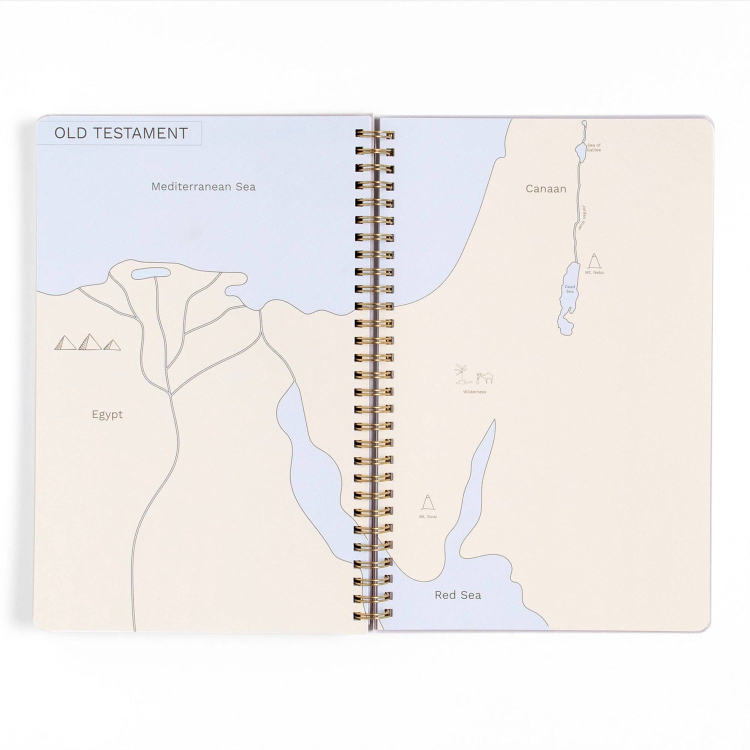 Happy Daisy Bible Study Notebook with Maps