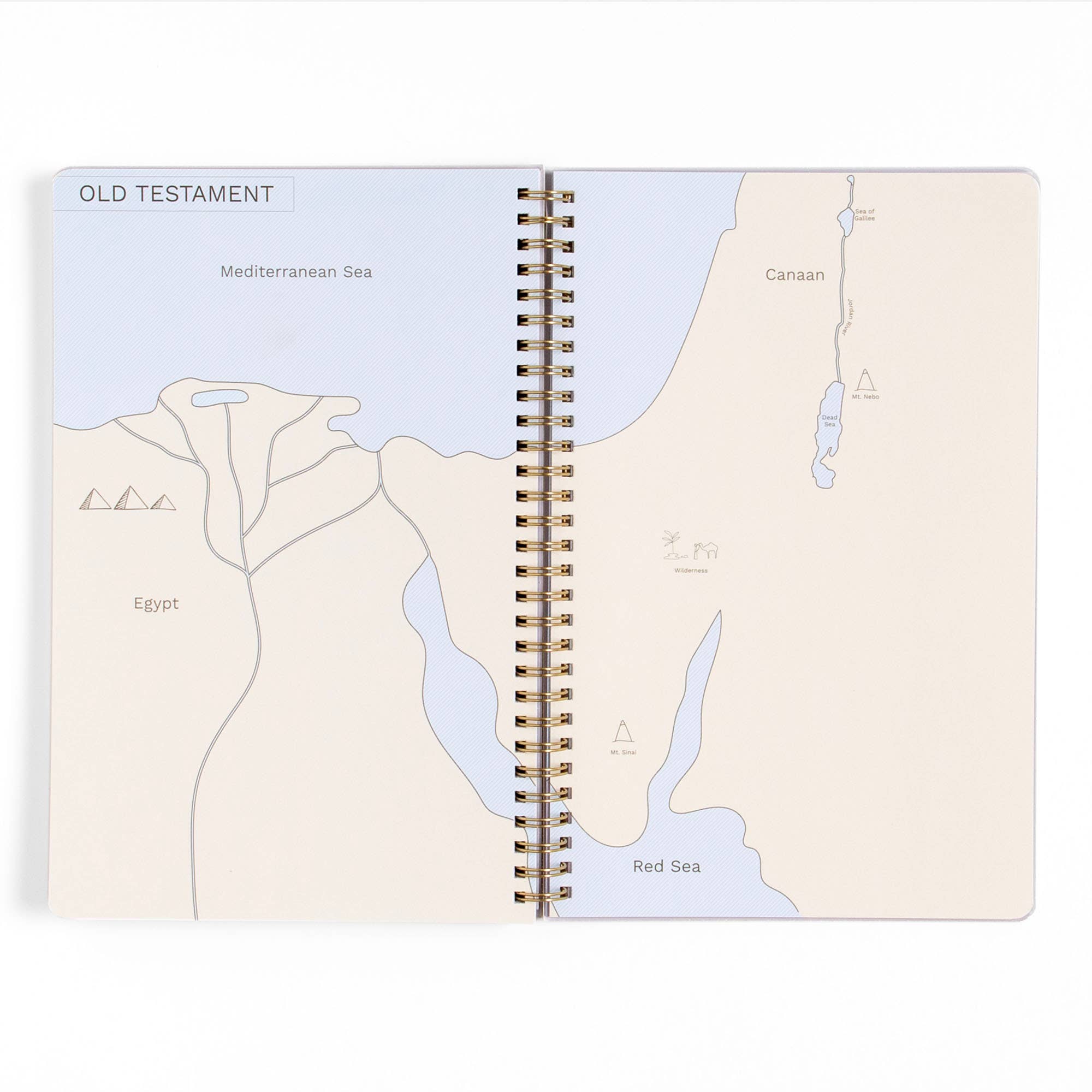 Happy Daisy Bible Study Notebook with Maps