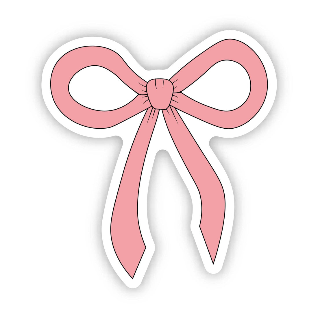 Pink Bow Sticker