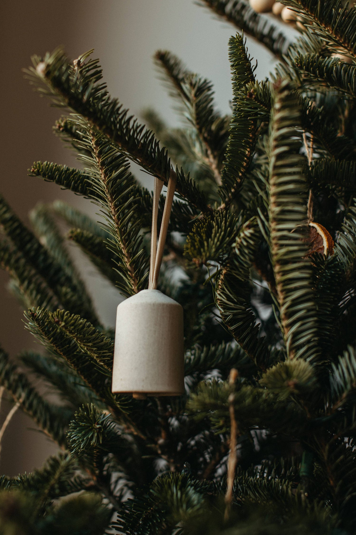 Ceramic Bell Ornament  (tall)