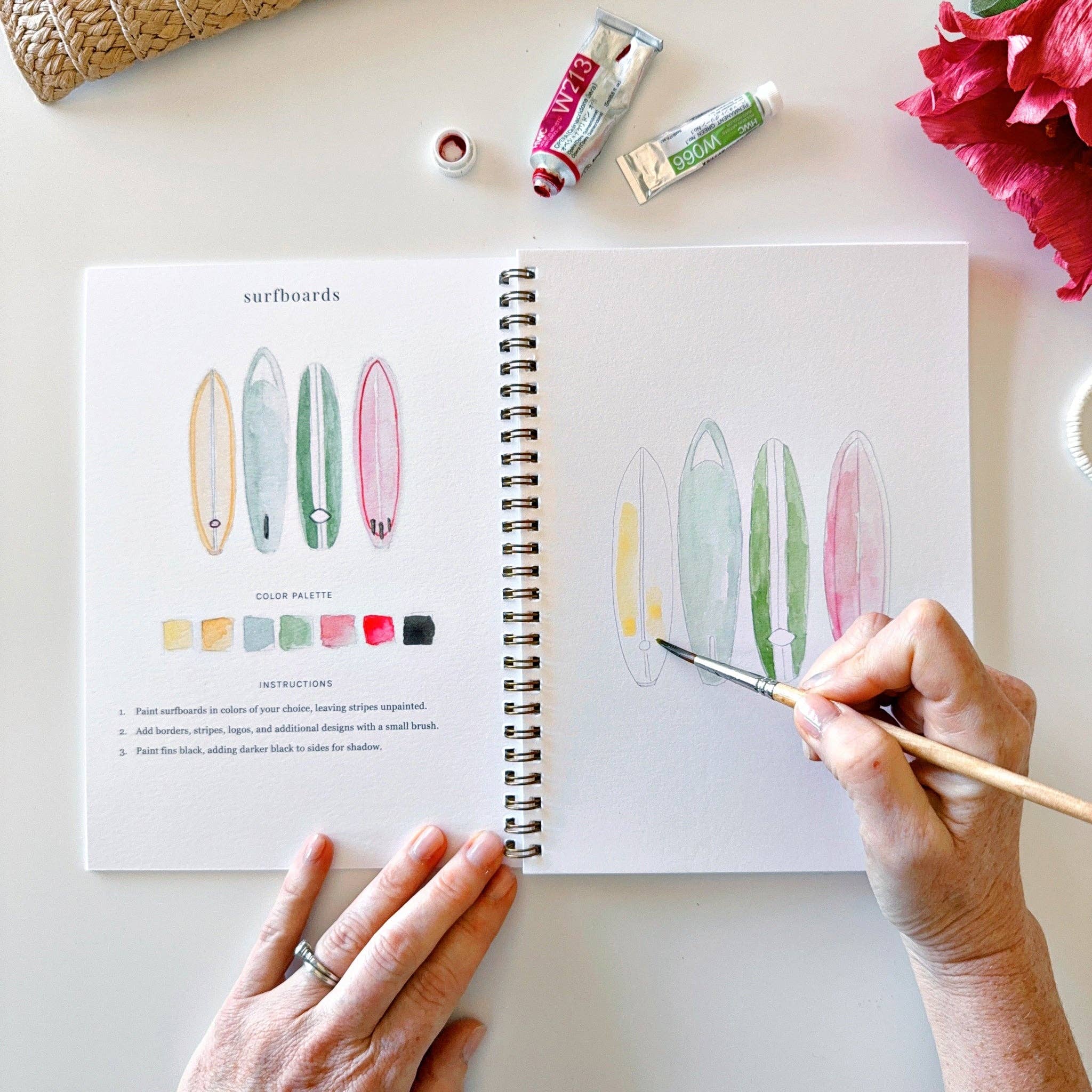 Emily Lex Tropical Watercolor Workbook
